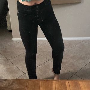 Black jeggings